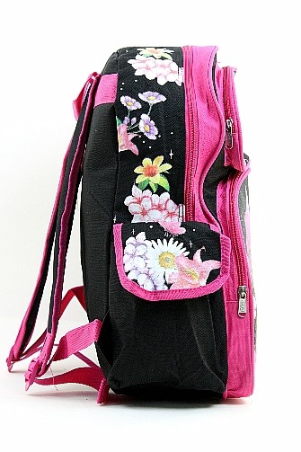 Disney Fairies Tinkerbell Backpack Girl's Pink/Black School Bag ...