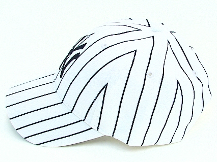 white pinstripe yankees hat