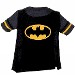 Batman Toddler Boy's Caped Crusader Short Sleeve Grey T-Shirt W/Cape