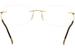 Silhouette Men's Eyeglasses Mosaic 5471 6051 23KT Brushed Gold Optical Frame