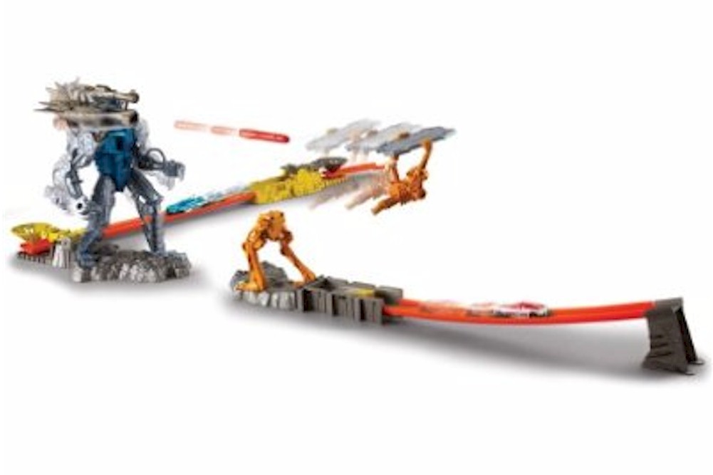 Hot Wheels Trick Tracks Cyborg Blaster 