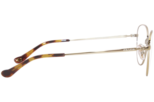 Coach HC5137 9346 Eyeglasses Women's Black/Light Gold Full Rim Cat