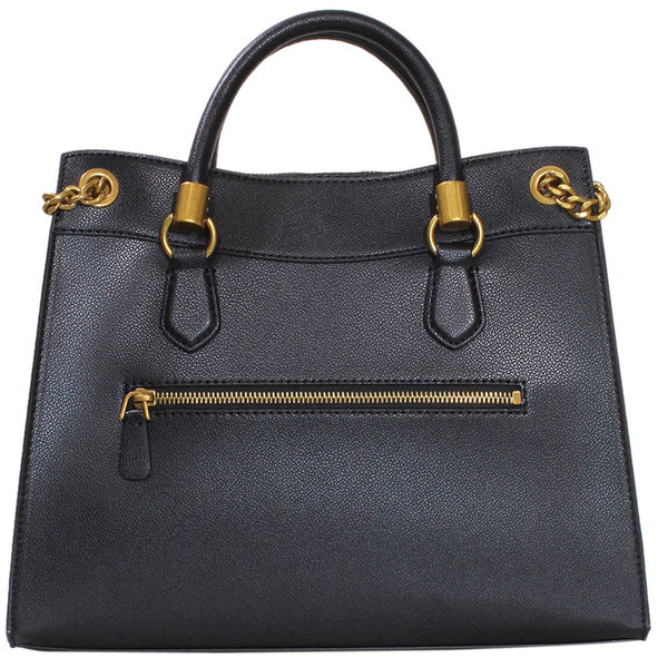 Guess Black Retour Medium Satchel