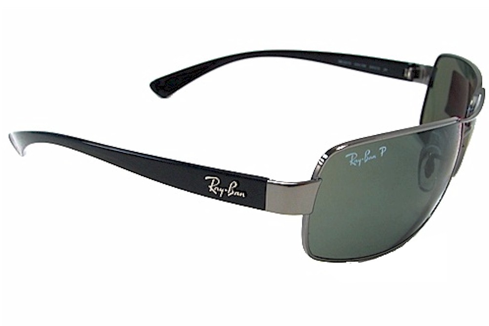 Ray Ban Men S Rb3379 Rb 3379 004 58 Gunmetal Rayban Polarized Sunglasses 64mm