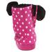 Disney Minnie Mouse Toddler/Little Girl's Pink Polka Dot Boots Slippers Shoes