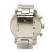 Men's Fossil Nate JR1444 Silver Stainless Steel Chronograph Watch