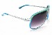 Michael Kors Medina M/2454/S M/2454/S 424 Blue/Lime Sunglasses 65mm