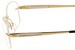 Silhouette Men's Eyeglasses Finesse 4443 6062 23K Gold Plated Optical Frame