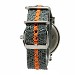 Timex T2N6499J Weekender Grey/Orange Stripe Analog Watch