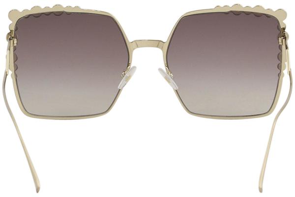 Fendi women's square 60mm sunglasses hotsell