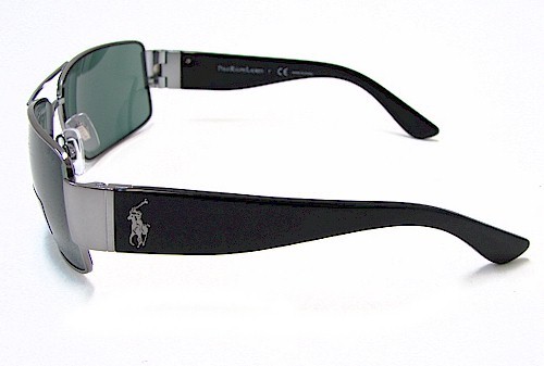 Polo Ralph Lauren 3041 Sunglasses Silver/Black 9002/71 Shades 