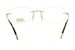 Silhouette Men's Eyeglasses Finesse 4443 6062 23K Gold Plated Optical Frame