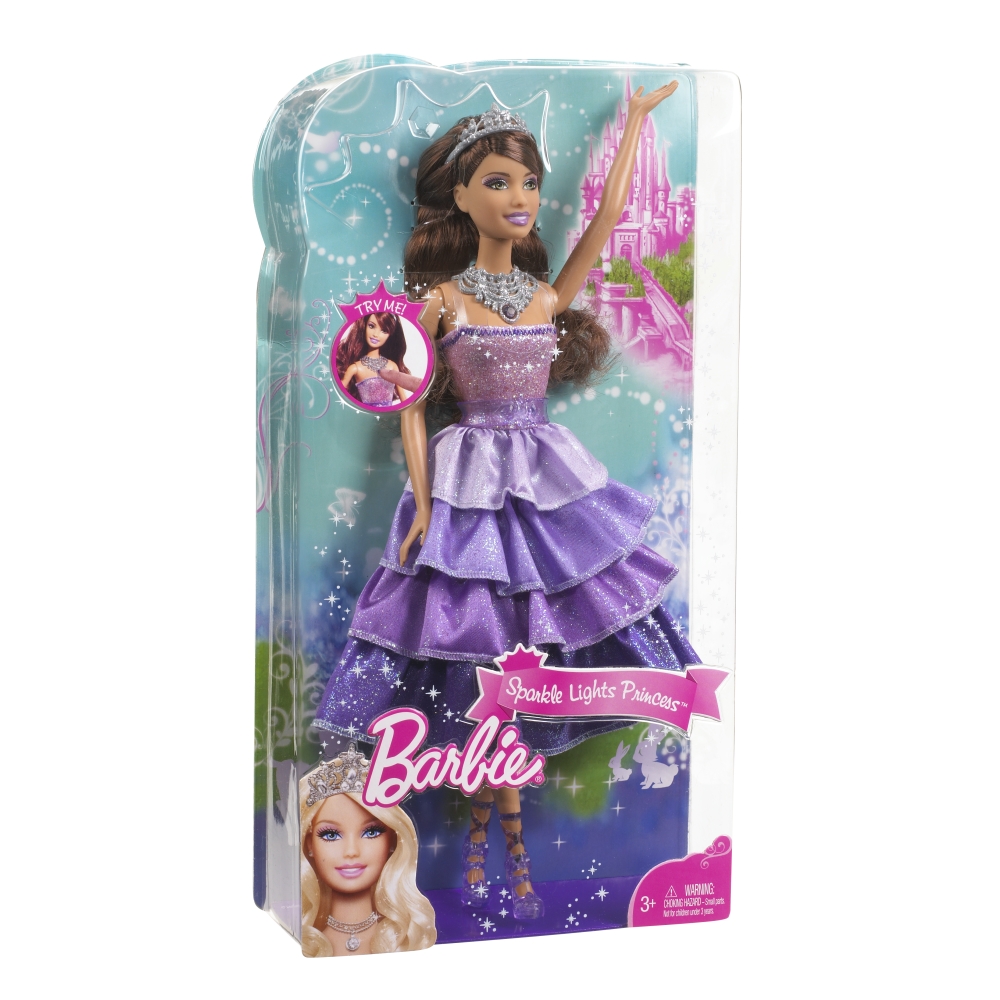 barbie sparkle lights princess