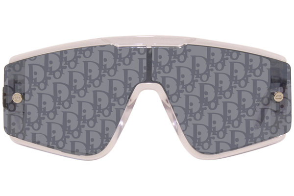 Black DiorXtrem MU monogram mask acetate sunglasses, DIOR