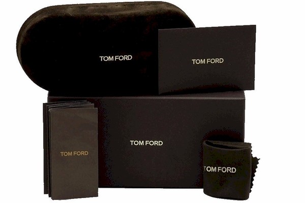 Tom Ford Mack TF671 01A Sunglasses Men's Black-Gold/Grey Lenses