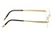 Silhouette Men's Eyeglasses Finesse 4443 6062 23K Gold Plated Optical Frame