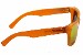 VonZipper Elmore Brain Blast Orange Von Zipper Rectangle Sunglasses