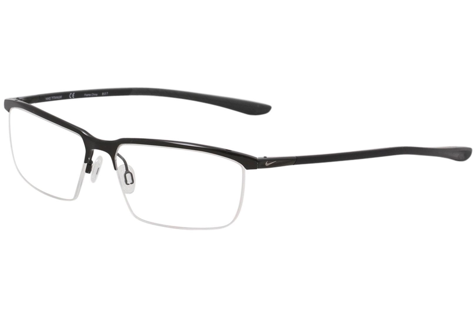 Nike Men S Eyeglasses 6071 Half Rim Titanium Optical Frame