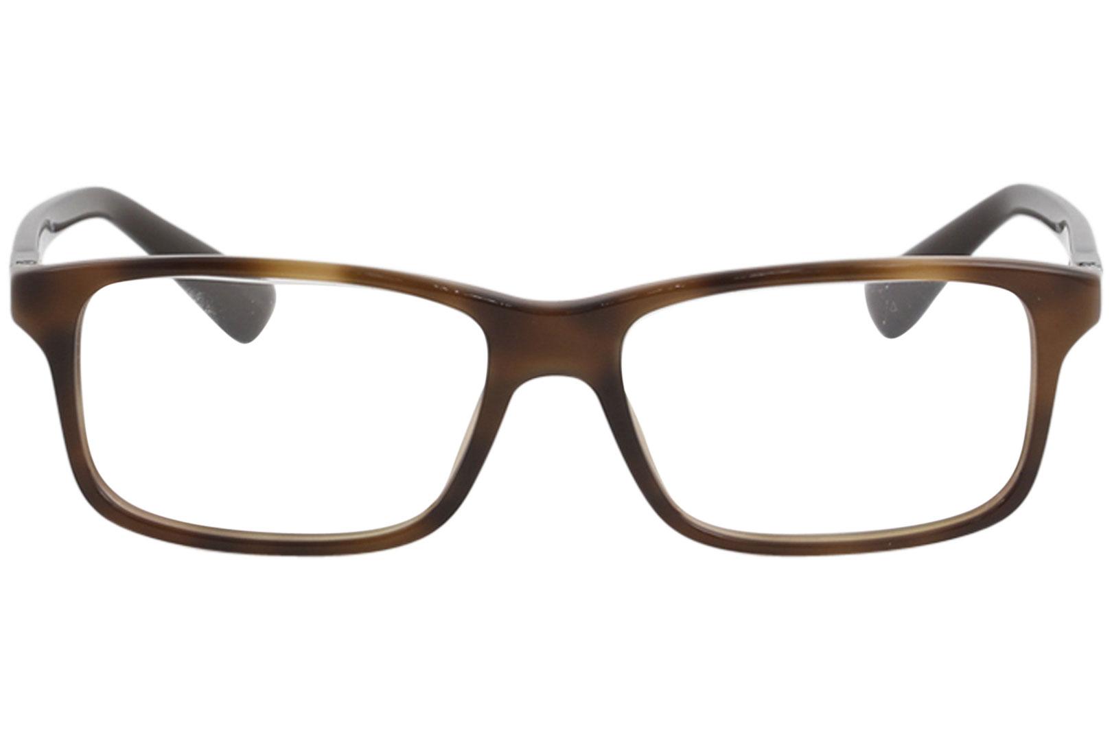 Prada Men's Eyeglasses VPR 06SF 06S-F Full Rim Optical Frame (Asian Fit)