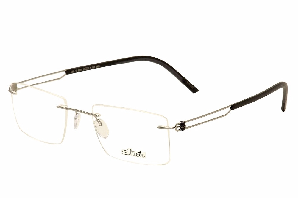 Silhouette Eyeglasses Titan Profile Chassis 5406 Rimless Optical Frame