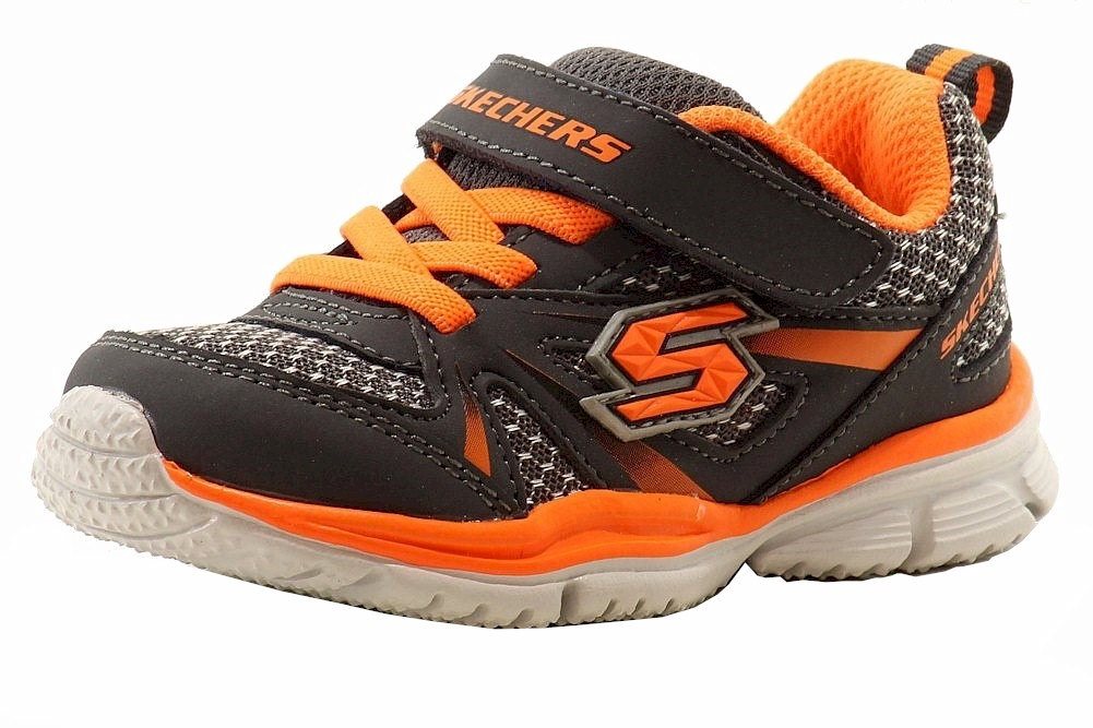 orange skechers shoes