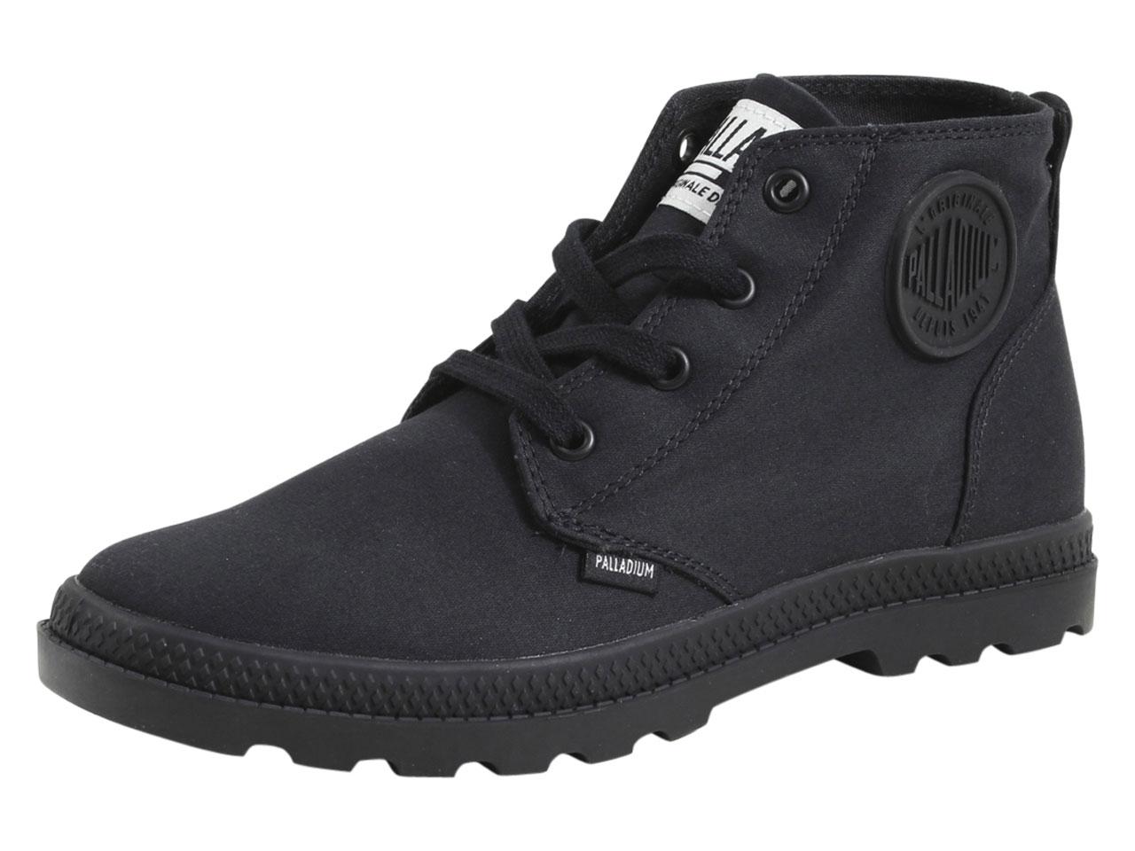 Palladium Women's Pampa Free Canvas Boots Shoes - Black - 8.5 B(M) US