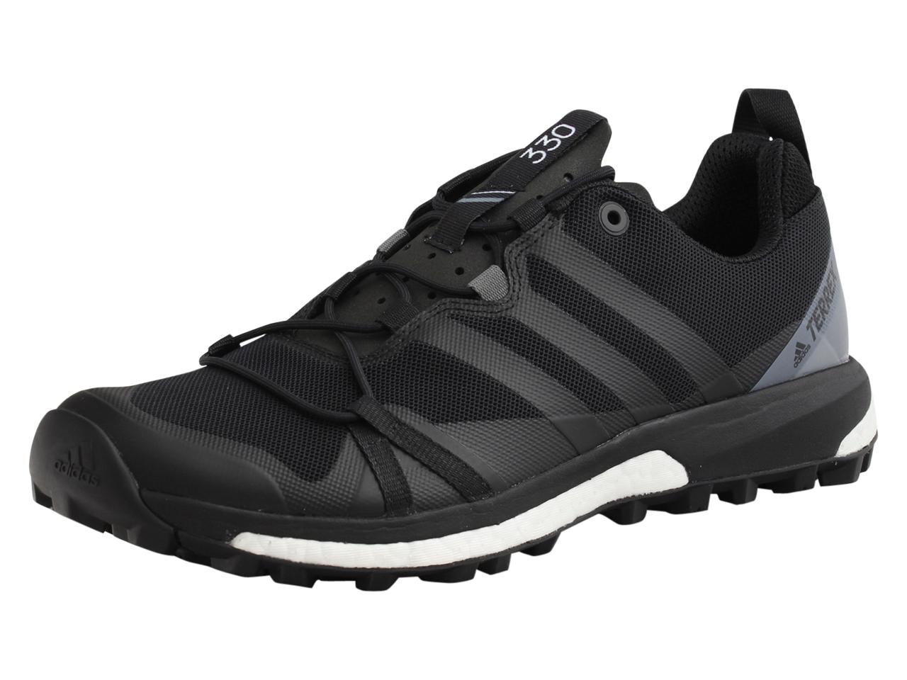 Adidas Men's Terrex Agravic All Terrain Trail Running Sneakers Shoes - Black - 12 D(M) US