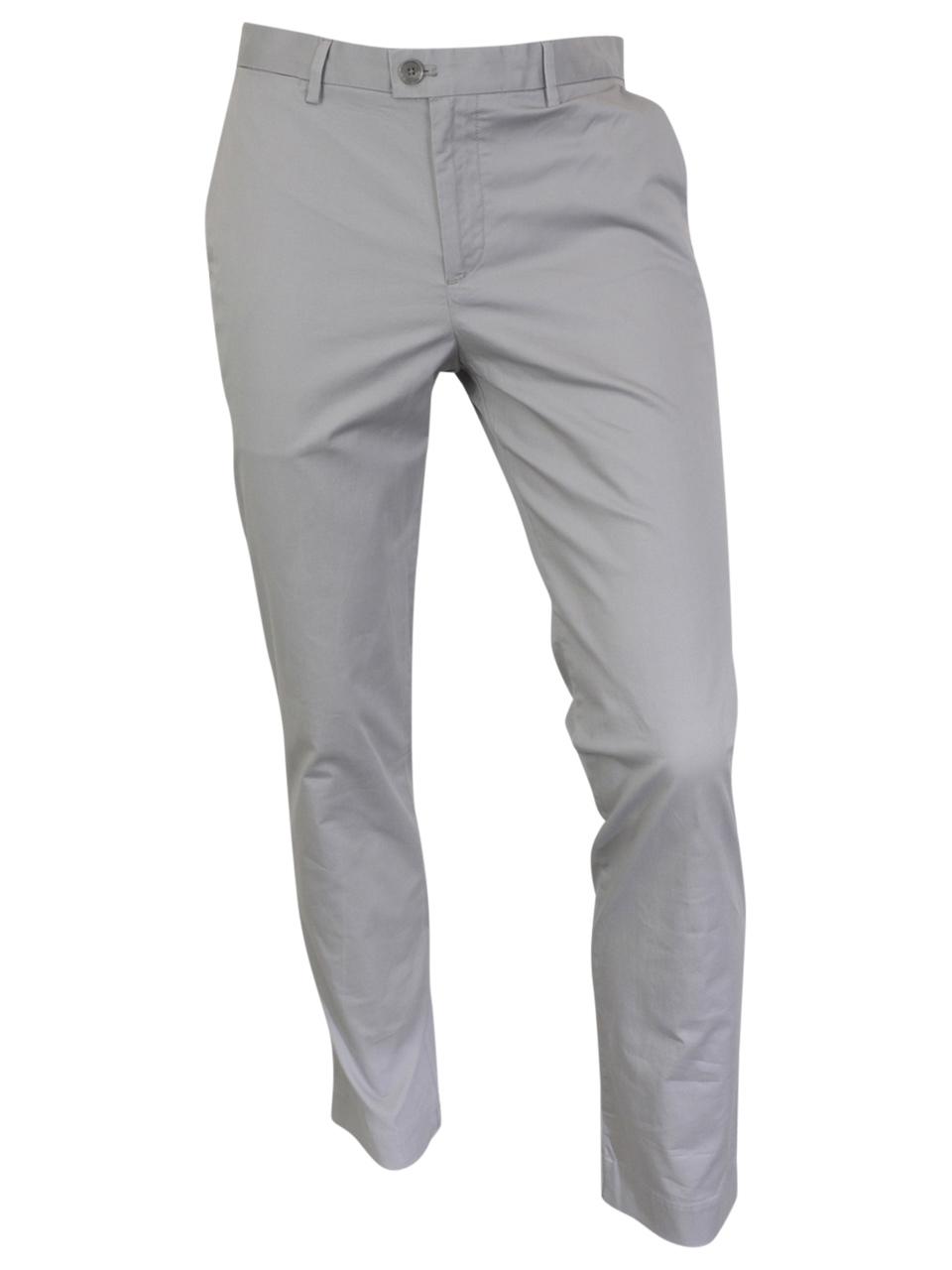 Slim Fit Solid Stretch Chino Pants 