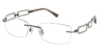 Charmant Line Art Eyeglasses Xl2020 Xl 2020 Rimless Optical Frame