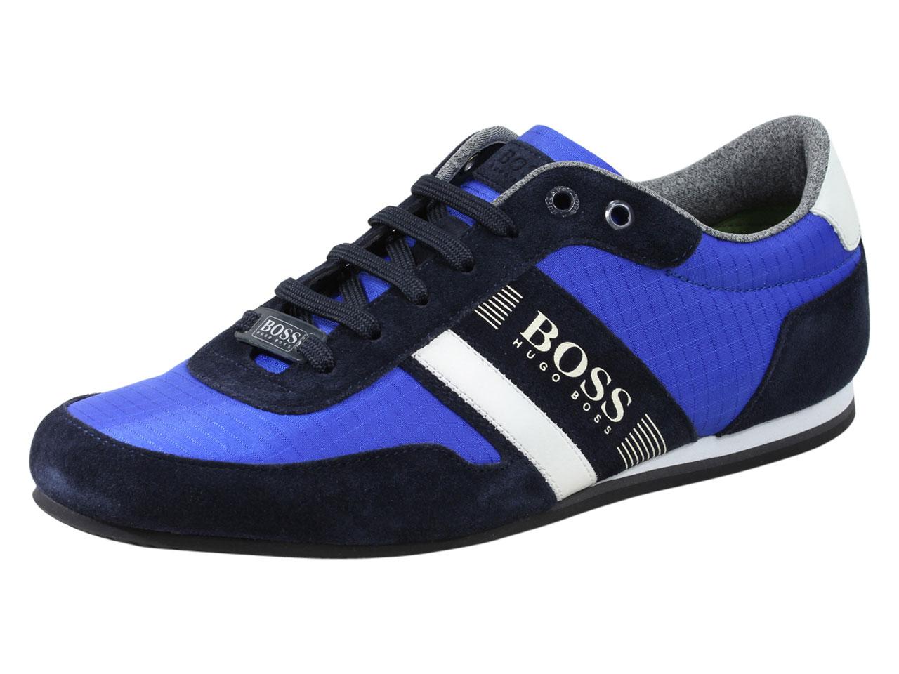 Hugo Boss Men's Lighter Memory Foam Trainers Sneakers Shoes - Open Blue - 12 D(M) US