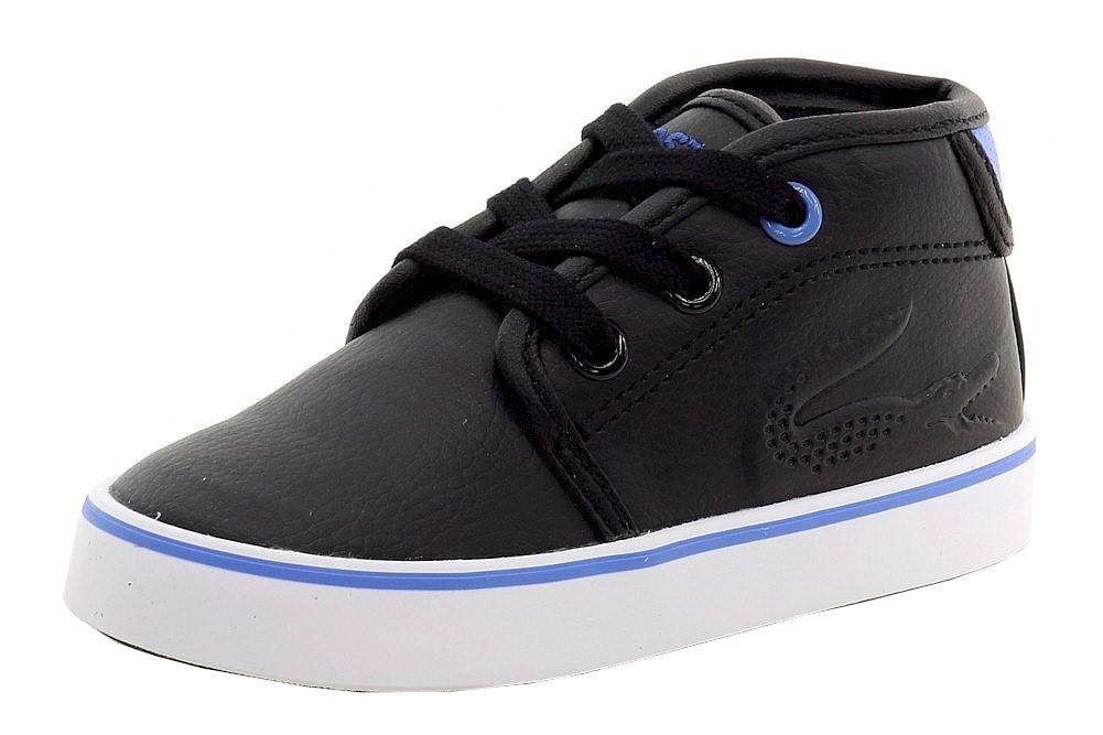 Lacoste Toddler Boy's Ampthill 116 Fashion High Top Sneakers Shoes - Black - 7   Toddler