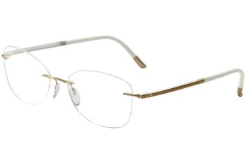 Silhouette Eyeglasses Fusion Chassis 5479 Rimless Optical Frame - Gold - Bridge 17 Temple 150mm