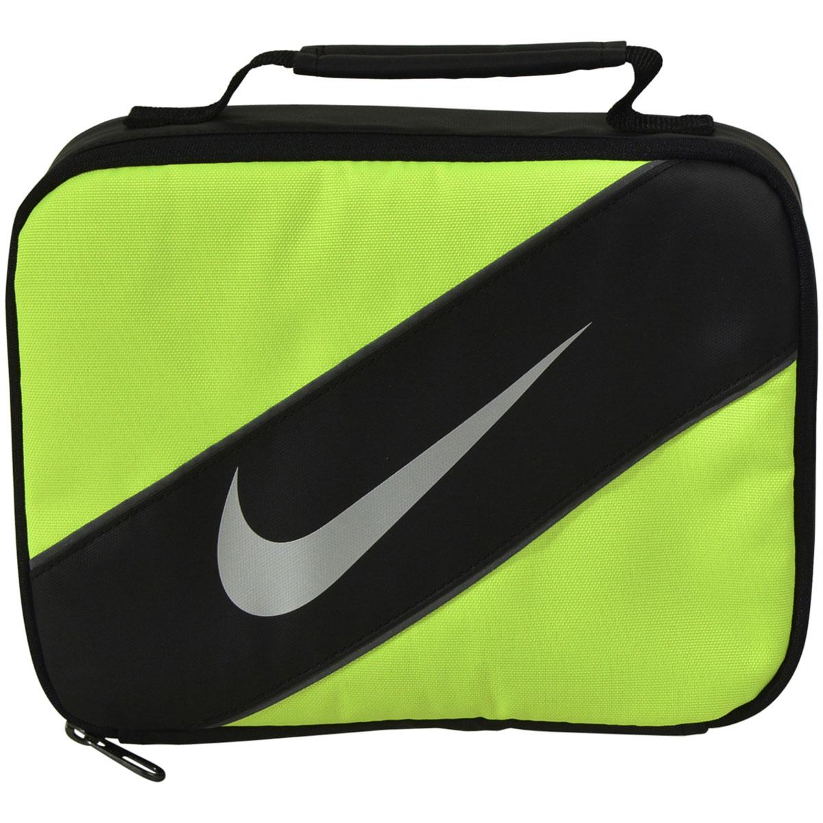 Nike Contrast Insulated Reflective Tote Lunch Bag - Green