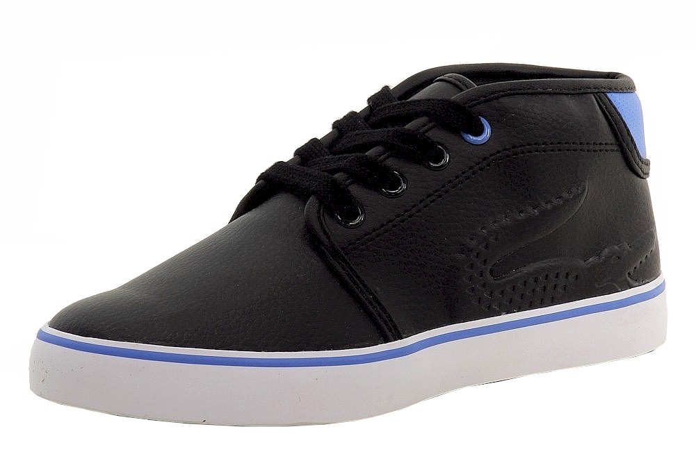 Lacoste Boy's Ampthill 116 Fashion High Top Sneakers Shoes - Black - 12   Little Kid