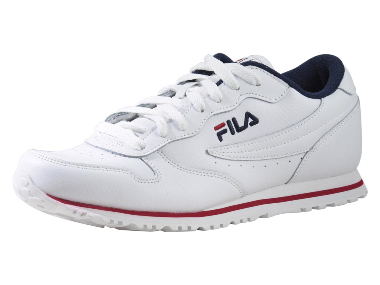 - White/Fila Navy/Fila Red - 11 D(M) US