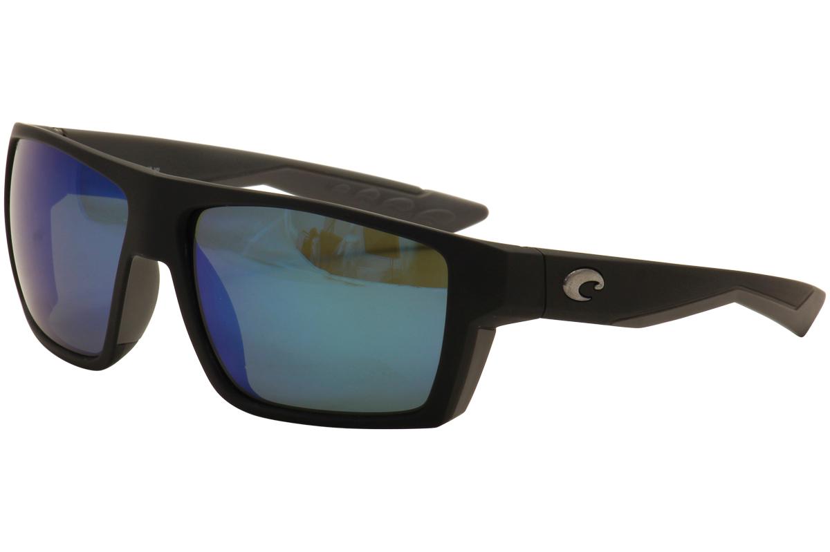 Men's  Sport Polarized Sunglasses - Black - Lens 61 Bridge 16 Temple 124 - Costa Del Mar Bloke