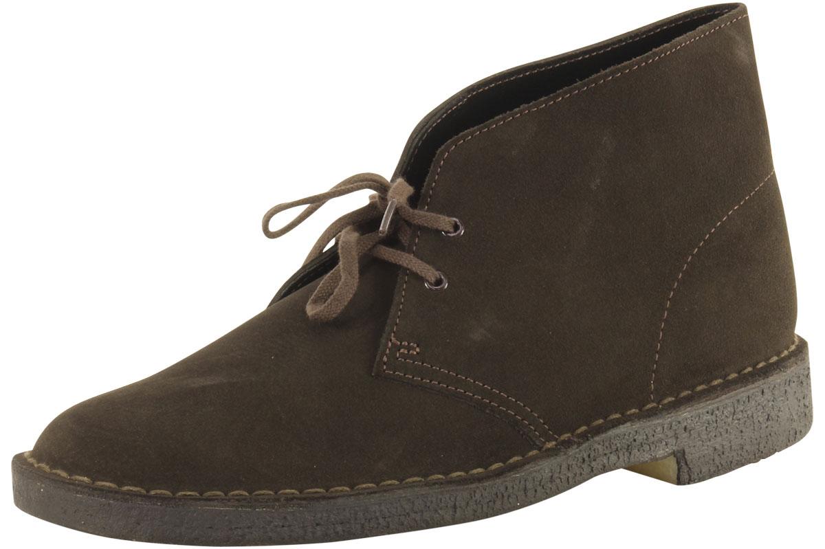 Clarks Men's Desert Boots Suede Ankle Boots Shoes - Brown Suede - 8.5 D(M) US