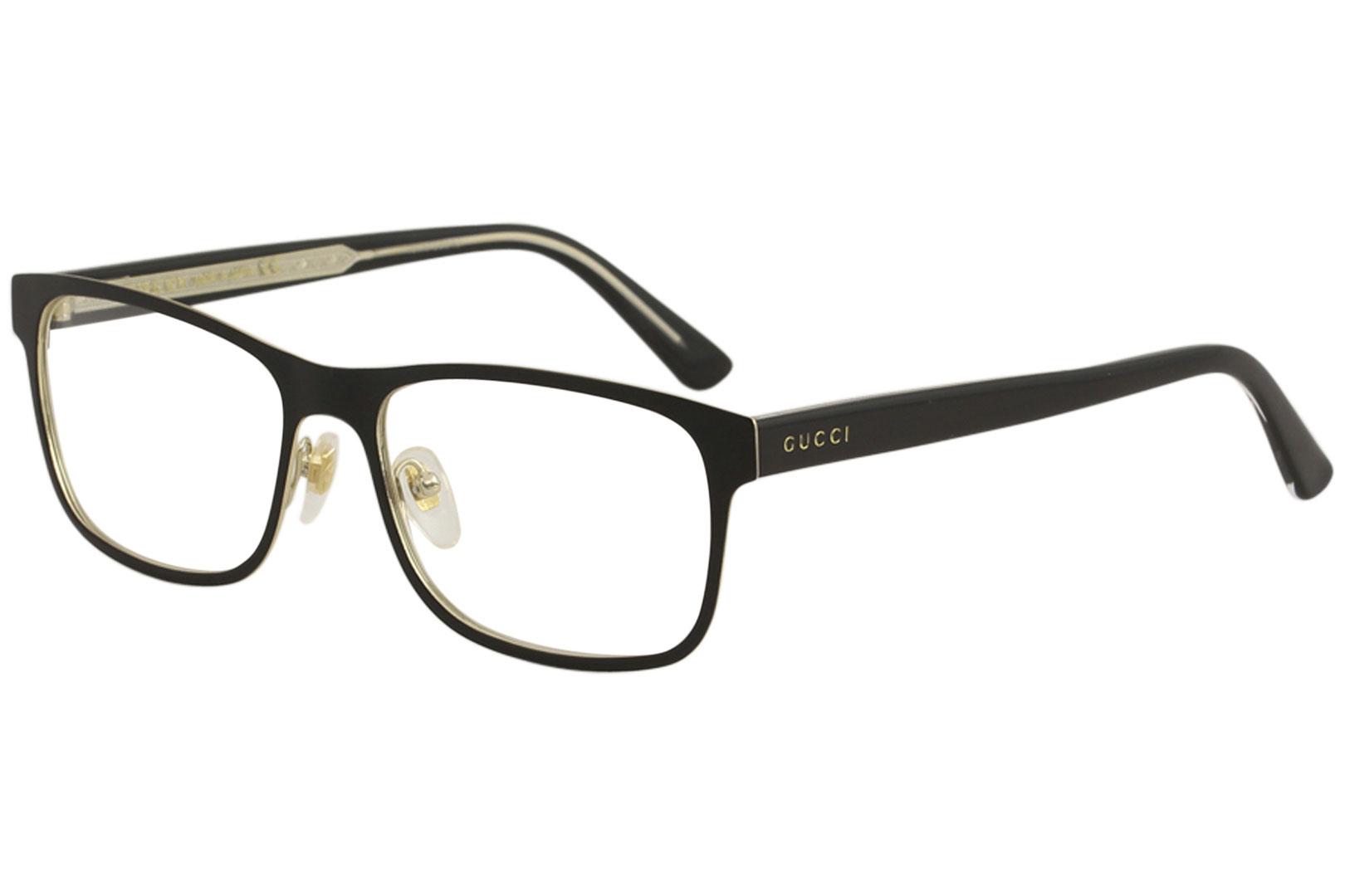 Gucci Women's Eyeglasses GG0317O GG/0317/O Full Rim Optical Frame - Black   001 - Lens 56 Bridge 17 Temple 145mm