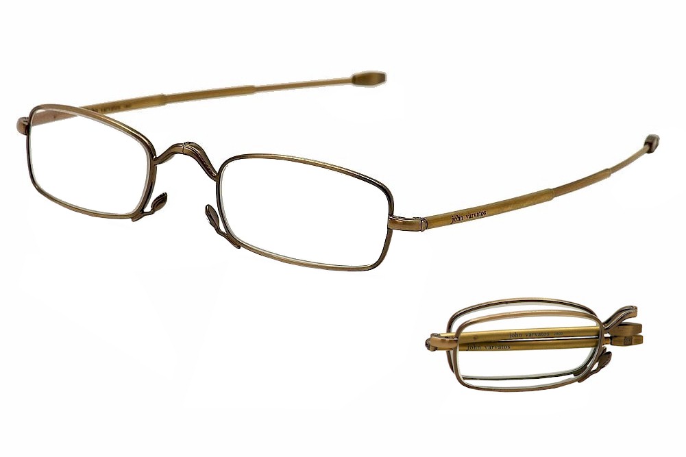 UPC 751286256406 product image for John Varvatos Men s Folding Eyeglasses V803 Full Rim Reading Glasses | upcitemdb.com