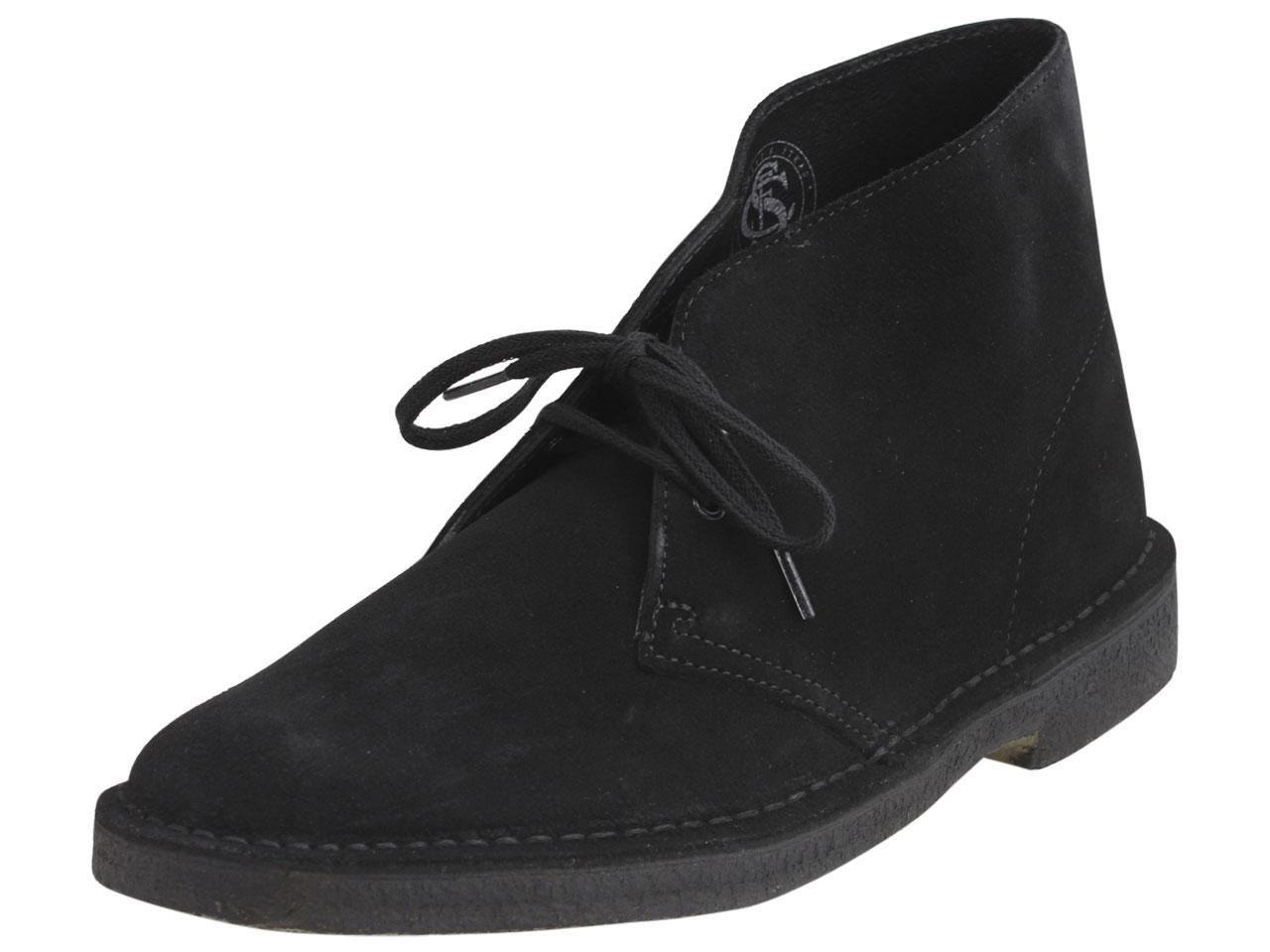 Clarks Originals Men's Desert Boots Ankle Boots Shoes - Black Suede 26138227 - 9.5 D(M) US