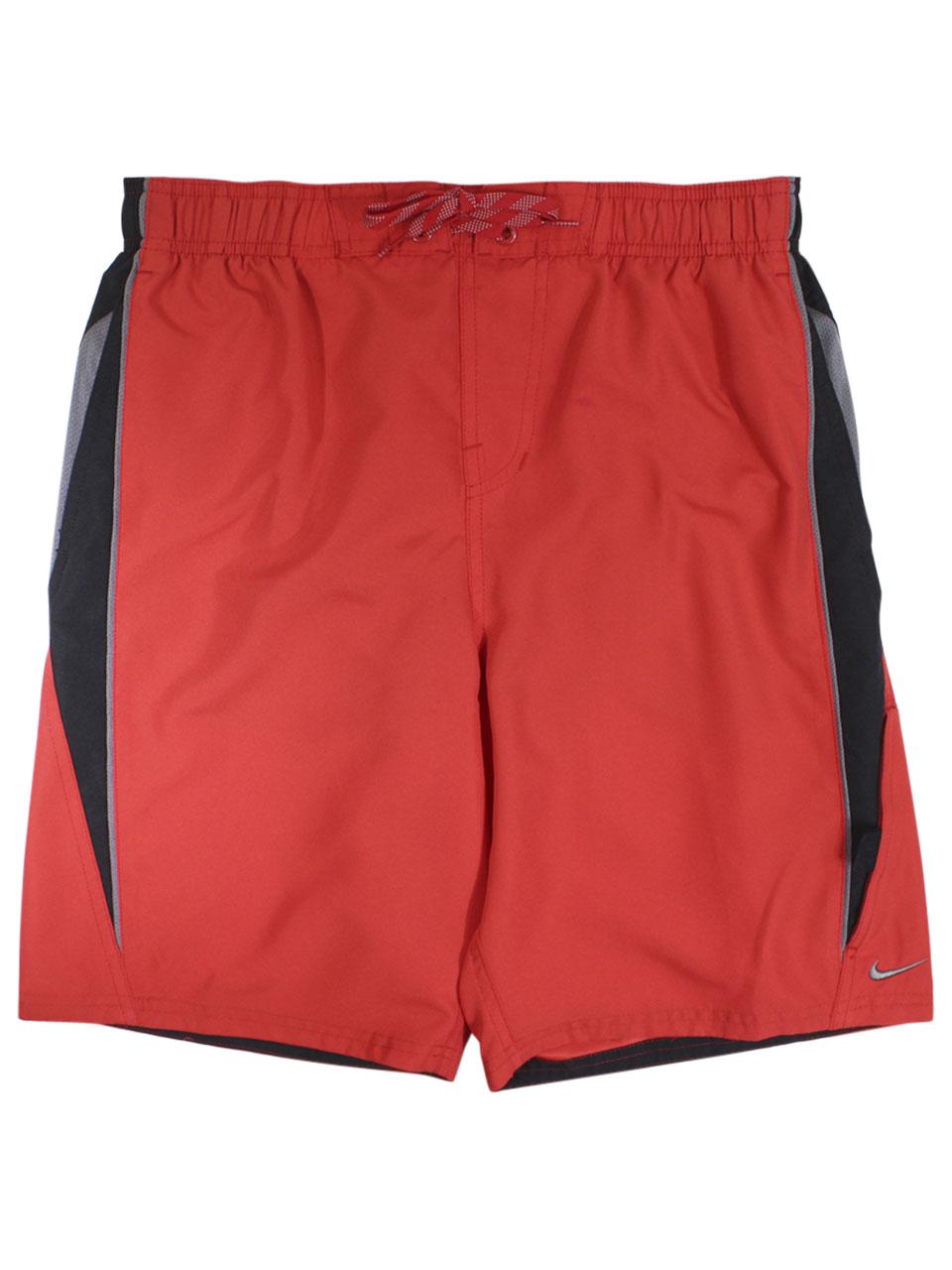 Nike Men's Contend 9 Inch Trunks Swimwear - University Red - XX Large