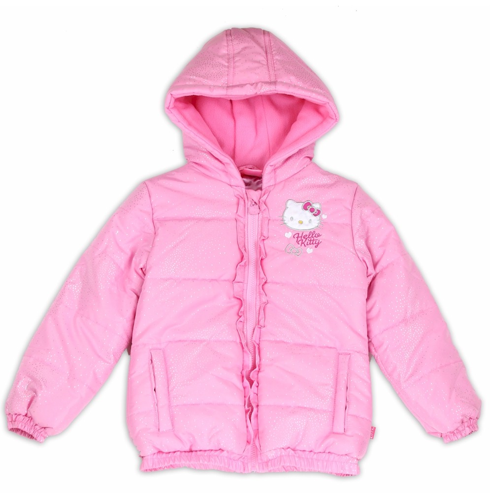 UPC 888393026476 product image for Hello Kitty Toddler Girl s 293221 Puffer Hooded Winter Jacket | upcitemdb.com