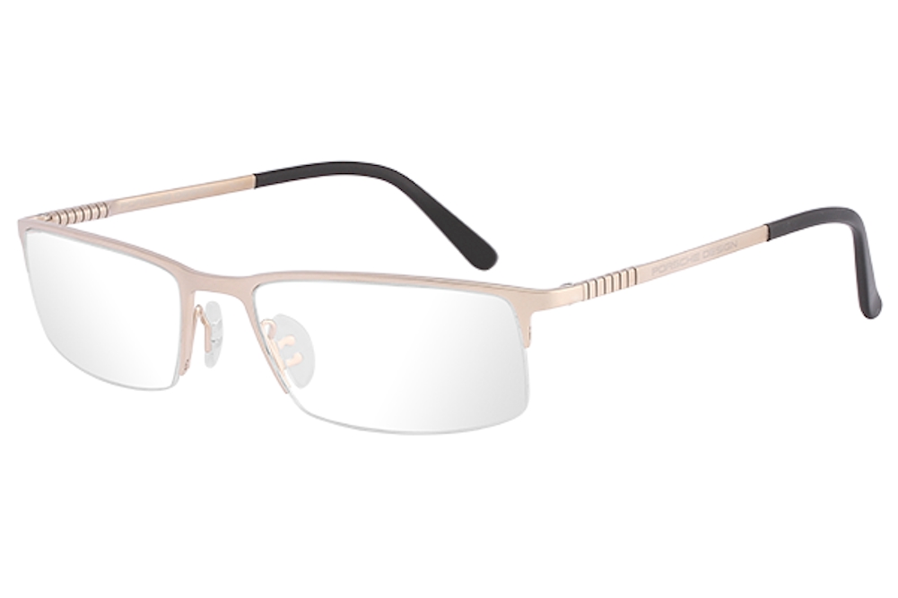 Porsche Design Men S Eyeglasses P 8237 P8237 Half Rim Optical Frame