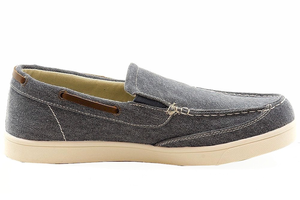 Island Surf Men's Vineyard Canvas Slip On Boat Shoes