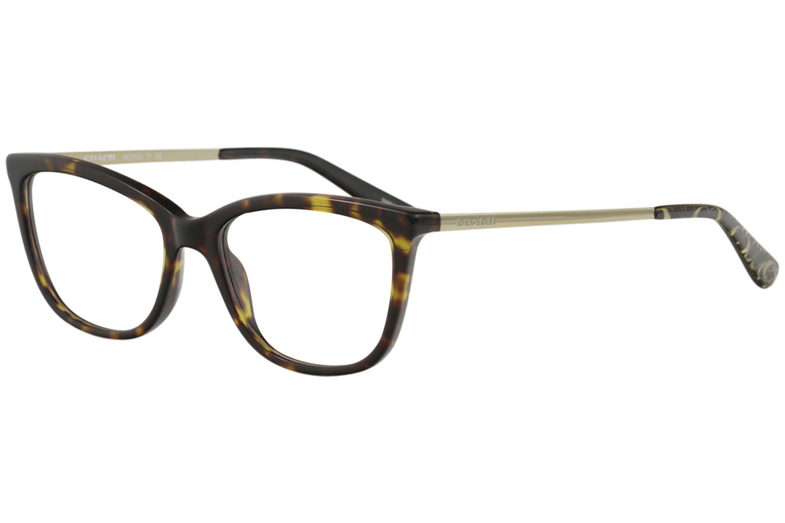 Coach Women's Eyeglasses HC6124 HC/6124 Full Rim Optical Frame - Dark Tortoise   5417 - Lens 53 Bridge 17 B 39.2 ED 58.5 Temple 140mm