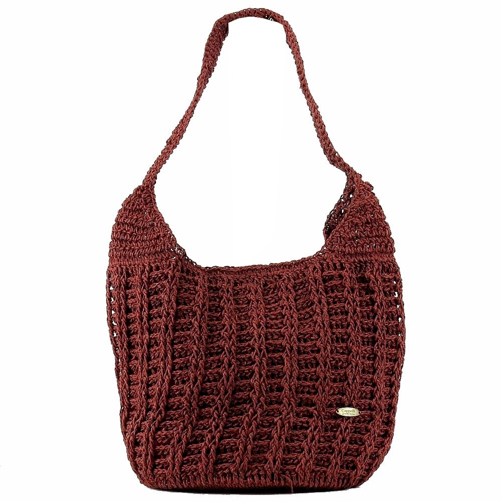Cappelli Straworld Women S Hand Crochet Toyo Hobo Handbag