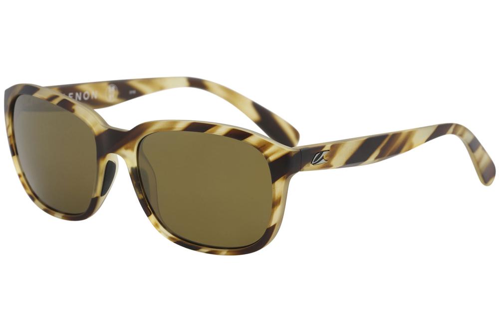 Kaenon Women's Sonoma 224 DRDRGN Polarized Fashion Square Sunglasses - Driftwood/Brown Pol Gold Mirror   B12 - Lens 56 Bridge 17 B 44 Temple 138mm