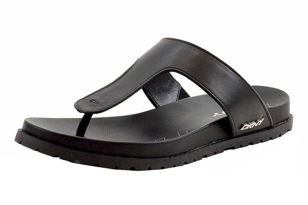 Donna Karan DKNY Women's Shawna Fashion Flip Flops Sandals Shoes - Black - 10 -  Shawna; 232518