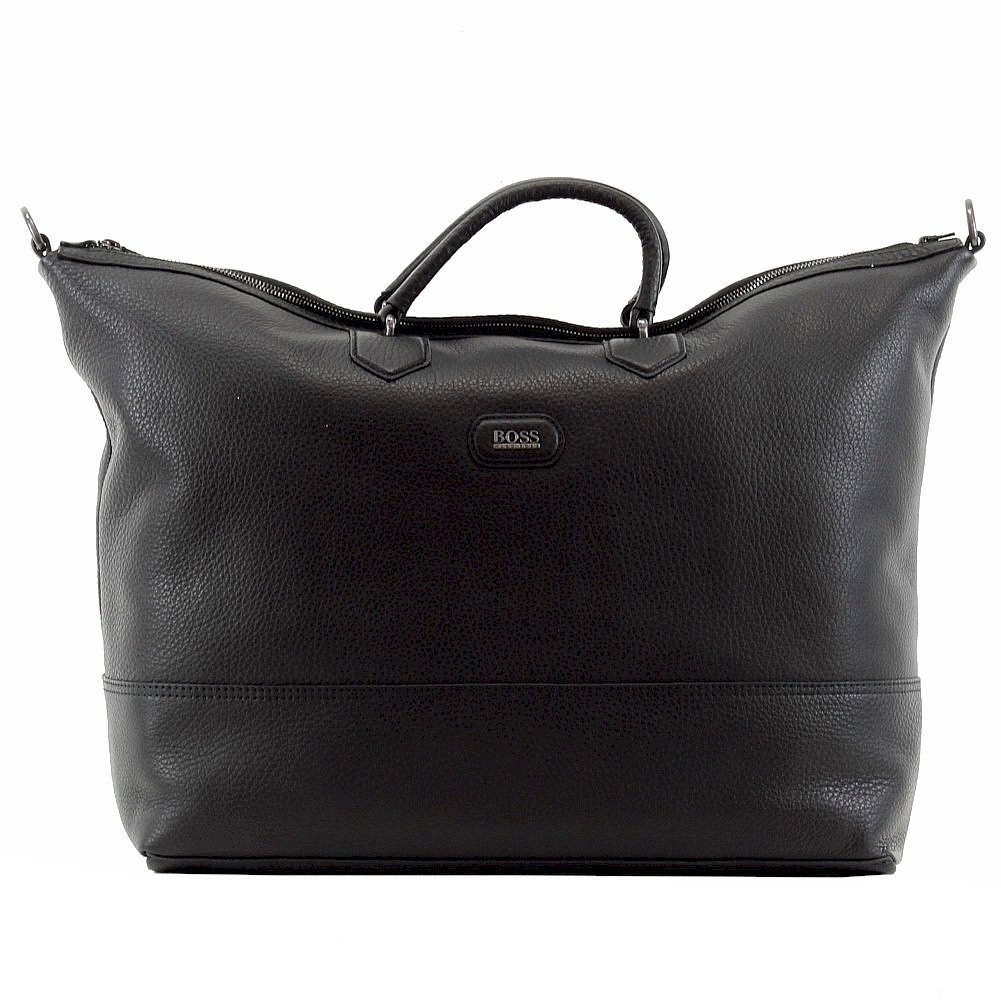 Hugo Boss Men S Manfredy Leather Weekender Duffle Bag