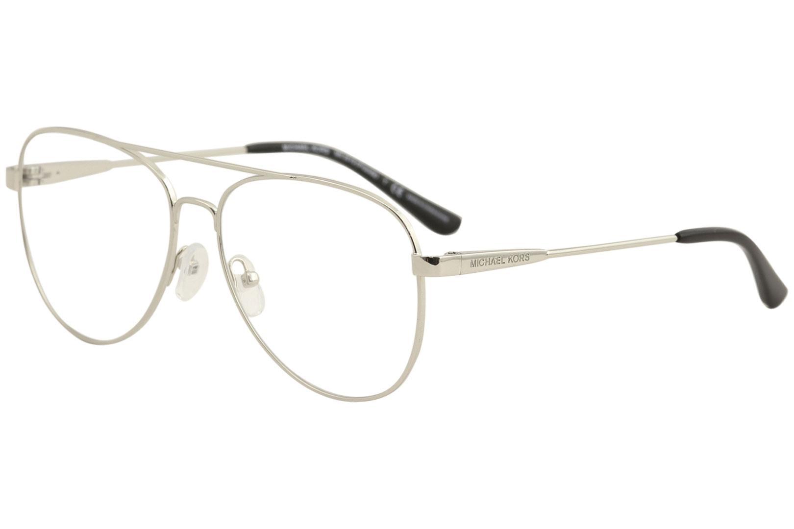 Michael Kors Women's Eyeglasses Procida MK3019 MK/3019 Full Rim Optical Frame - Silver   1118 - Lens 56 Bridge 14 Temple 135mm